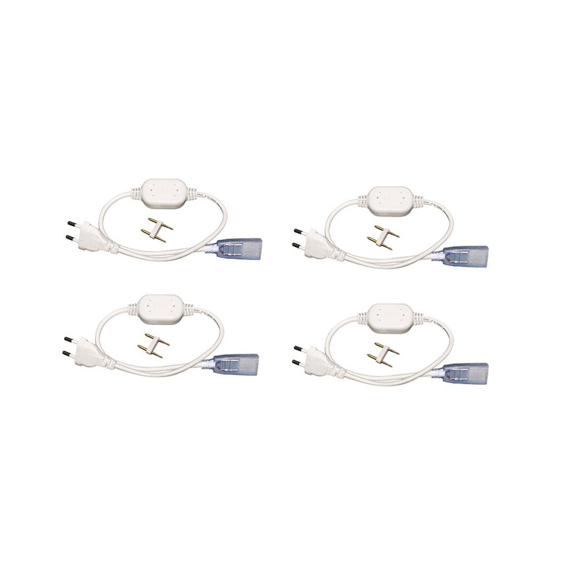 رابط برق ریسه ال ای دی مدل شلنگی  2024 بسته  4 عددی